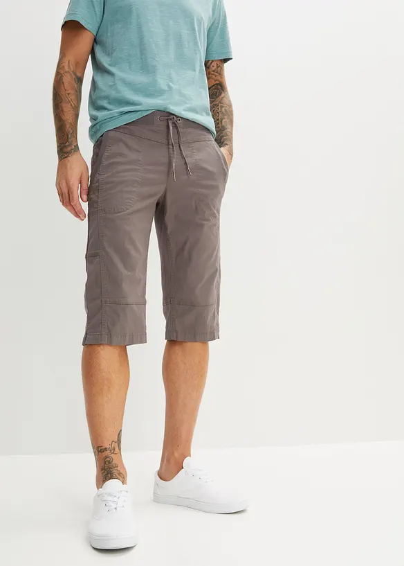 Bermuda lunghi con vita elasticizzata, regular fit, bonprix