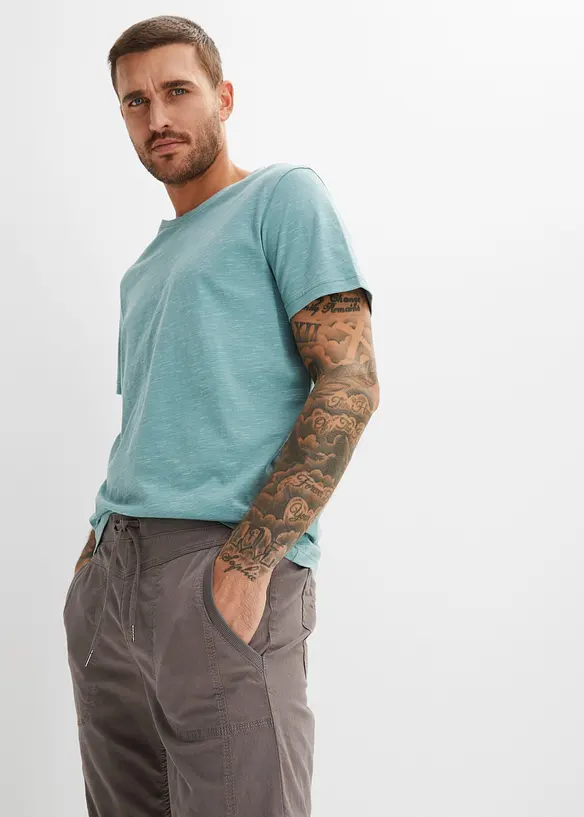 Bermuda lunghi con vita elasticizzata, regular fit, bonprix