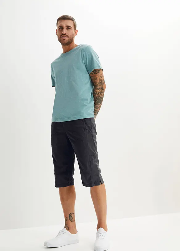 Bermuda lunghi con vita elasticizzata, regular fit, bonprix