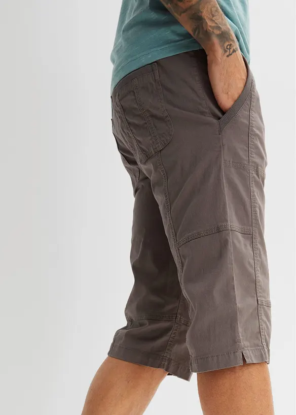 Bermuda lunghi con vita elasticizzata, regular fit, bonprix