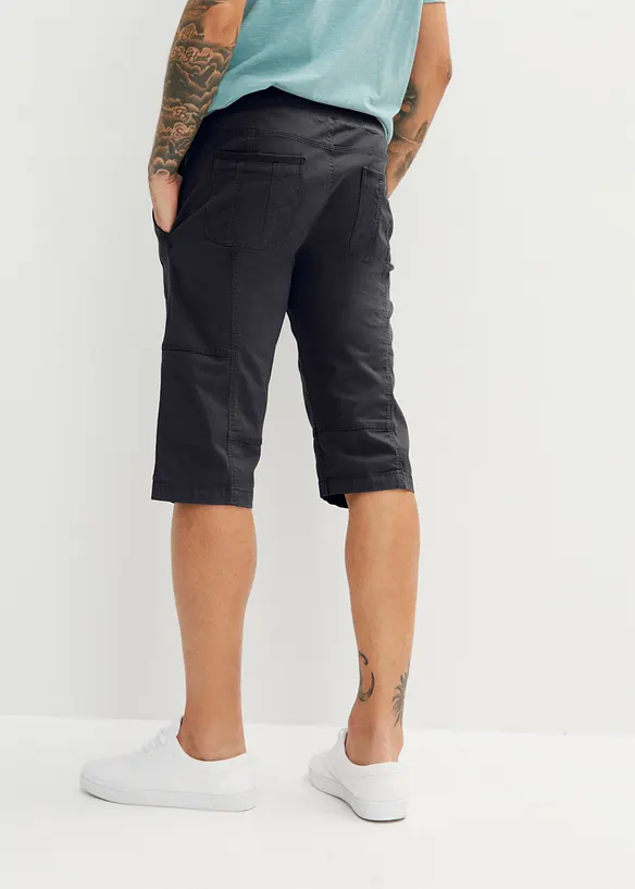 Bermuda lunghi con vita elasticizzata, regular fit, bonprix