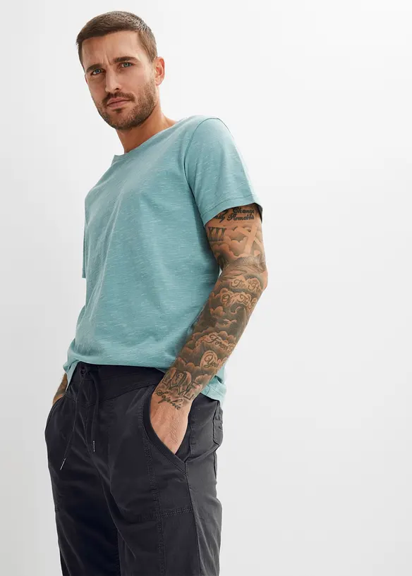 Bermuda lunghi con vita elasticizzata, regular fit, bonprix