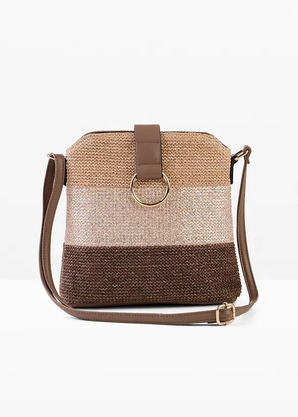 Borsa a tracolla effetto paglia, bonprix