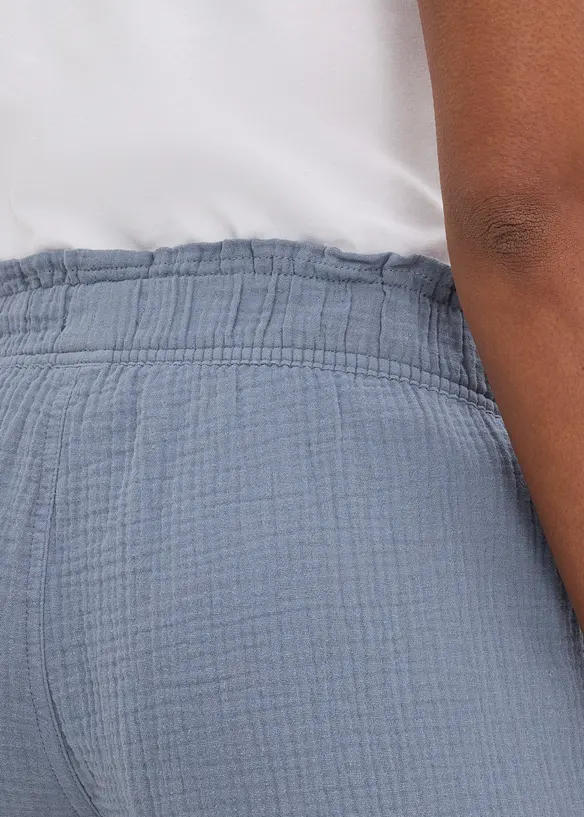 Shorts in mussola di puro cotone, bonprix