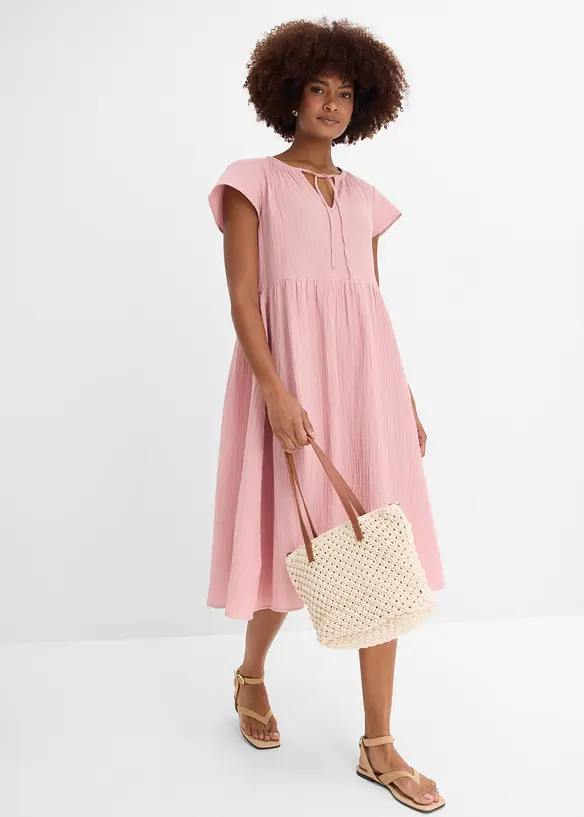 Abito in mussola morbida, bonprix