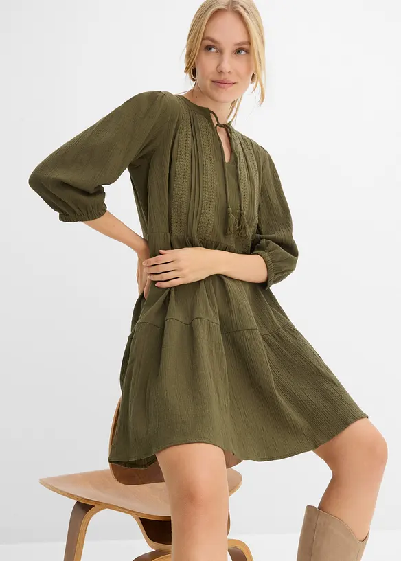 Abito in puro cotone, bonprix