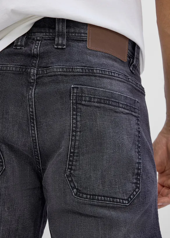 Jeans cargo a pinocchietto regular fit, straight, bonprix
