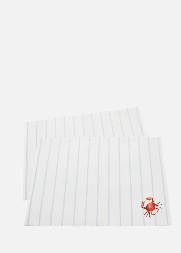 Tovagliette americane in cotone biologico (pacco da 2), bonprix