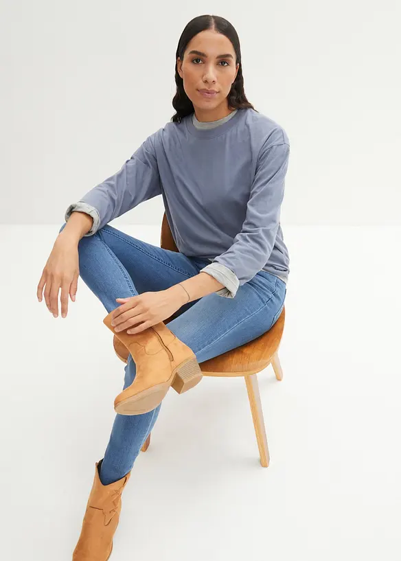 Jeggings, vita media, bonprix