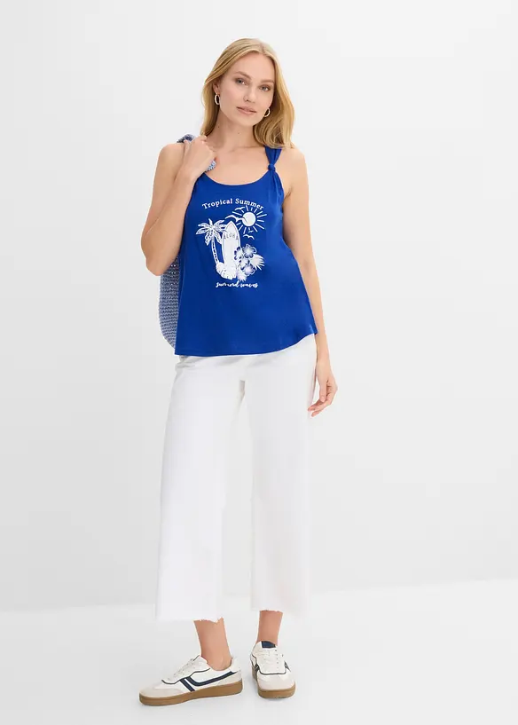 Top in puro cotone biologico, bonprix