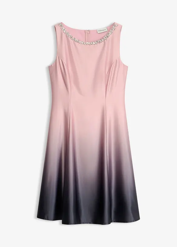 Miniabito in satin lucido, bonprix