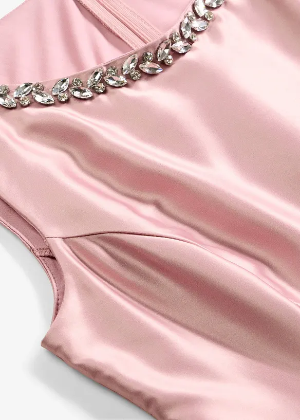 Miniabito in satin lucido, bonprix