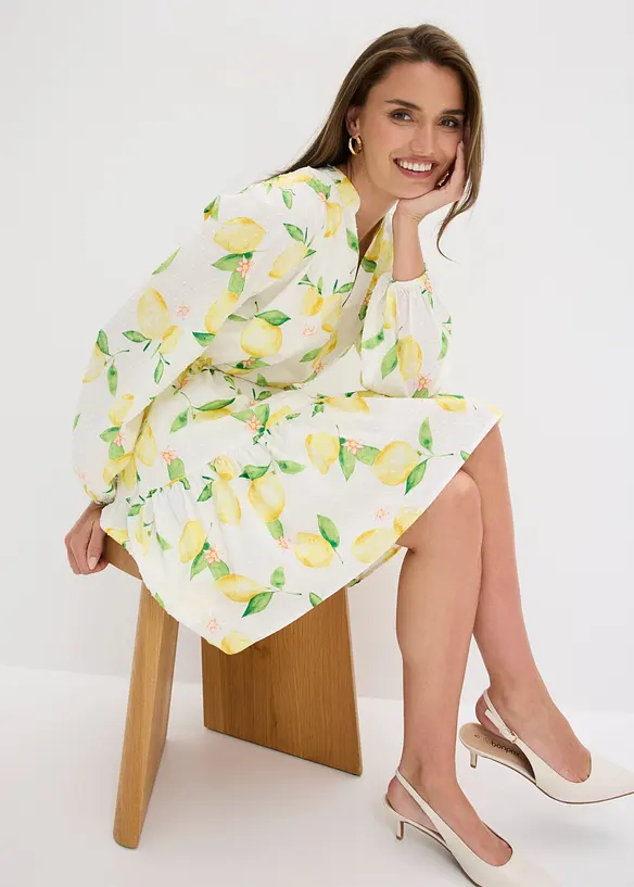 Abito tunica in puro cotone, bonprix
