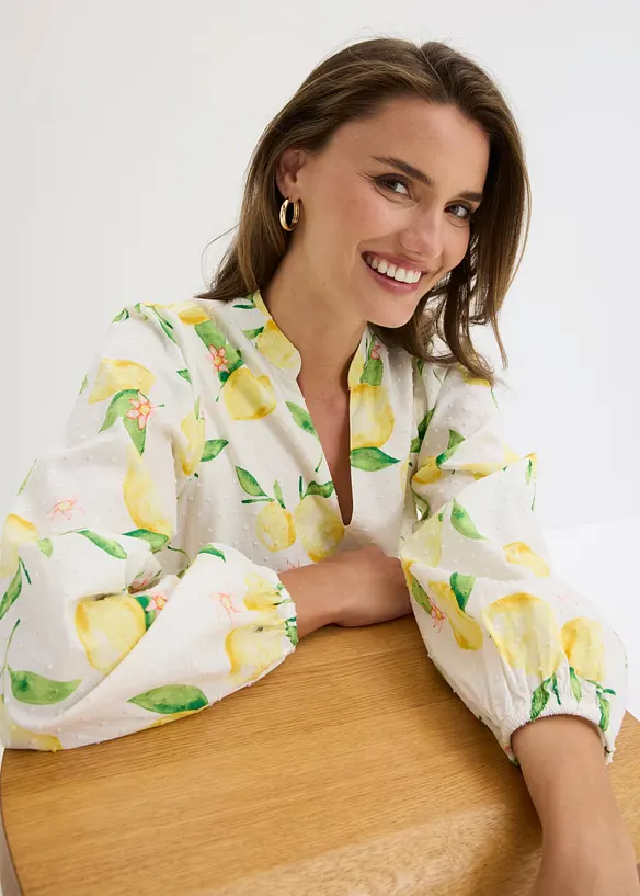 Abito tunica in puro cotone, bonprix