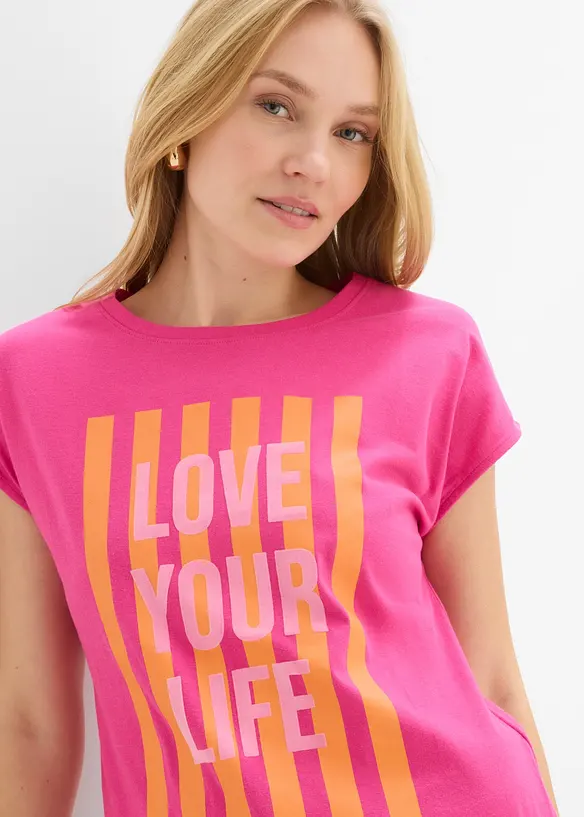 T-shirt in puro cotone biologico, bonprix