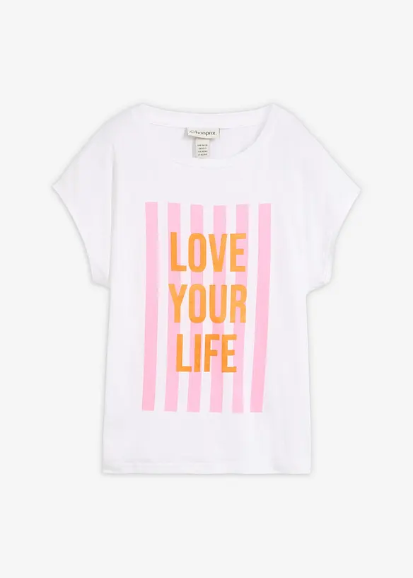T-shirt in puro cotone biologico, bonprix