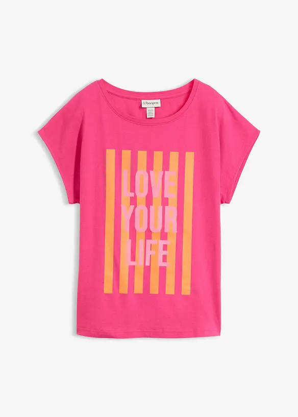 T-shirt in puro cotone biologico, bonprix