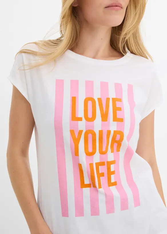 T-shirt in puro cotone biologico, bonprix