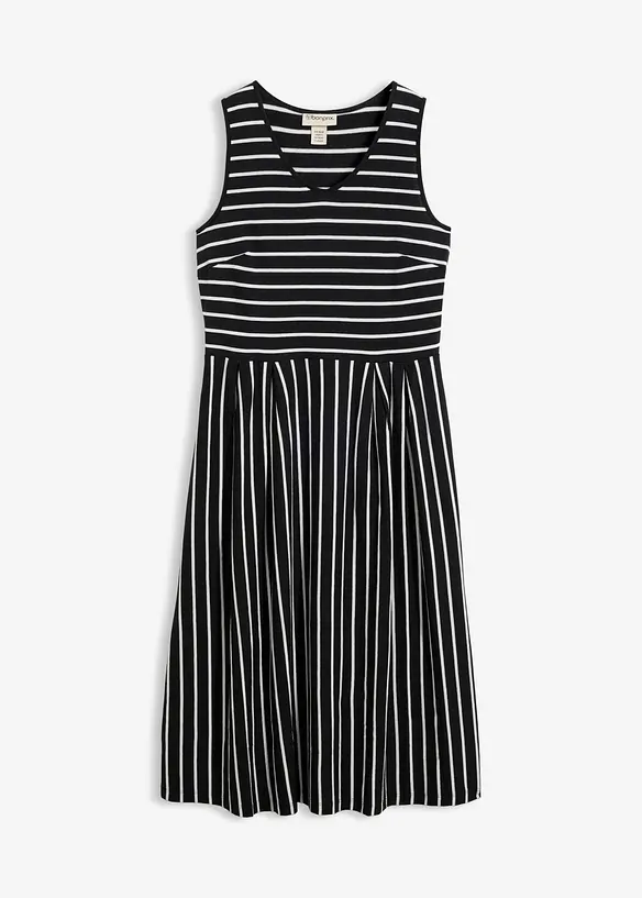 Abito midi in jersey di cotone biologico, bonprix