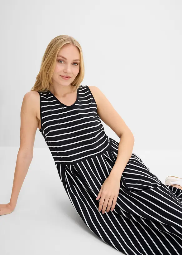 Abito midi in jersey di cotone biologico, bonprix