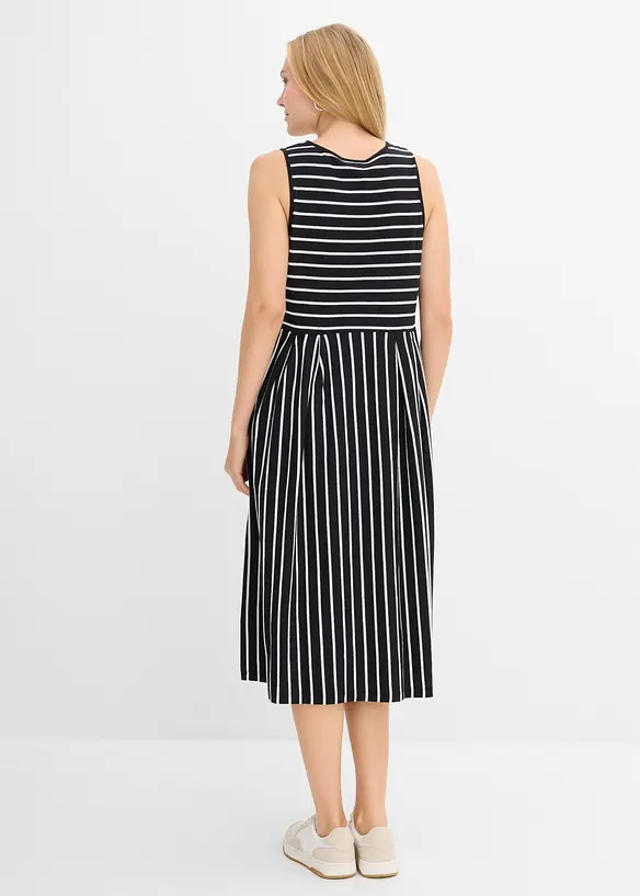 Abito midi in jersey di cotone biologico, bonprix