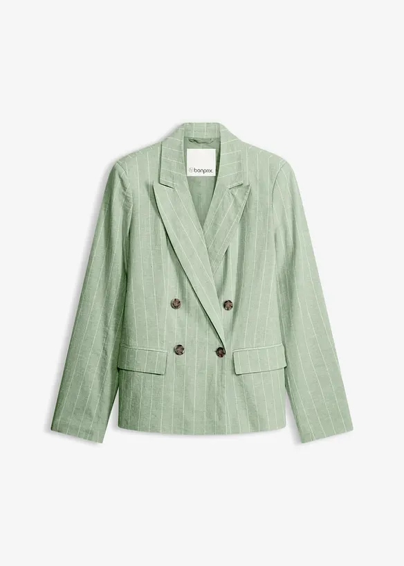 Blazer in misto lino, bonprix