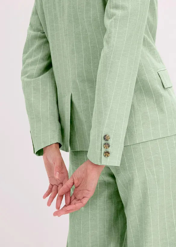 Blazer in misto lino, bonprix