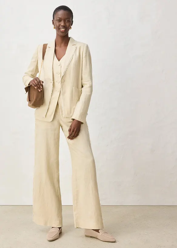 Blazer in puro lino, bonprix
