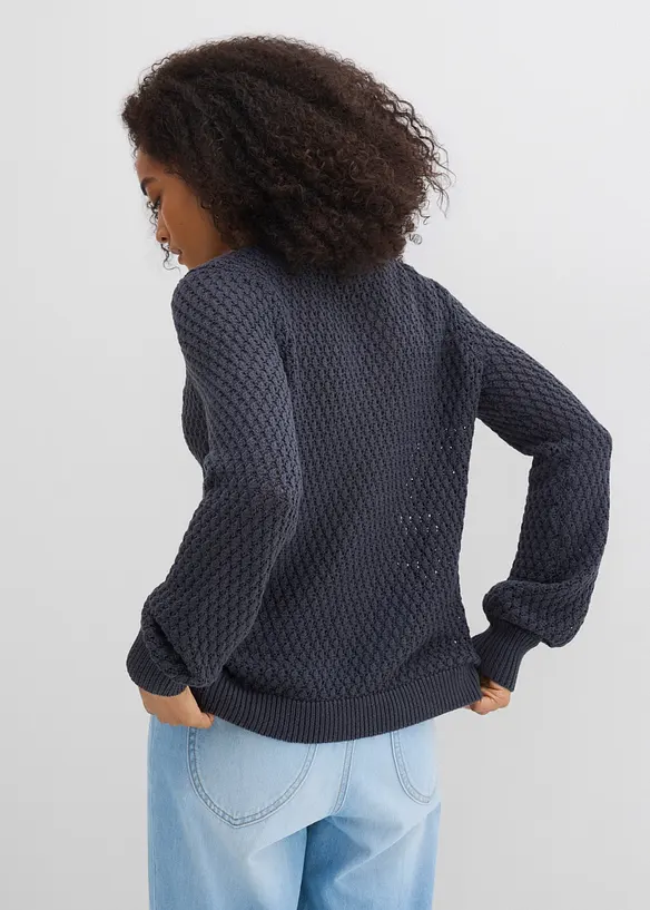 Maglione in misto cotone, bonprix