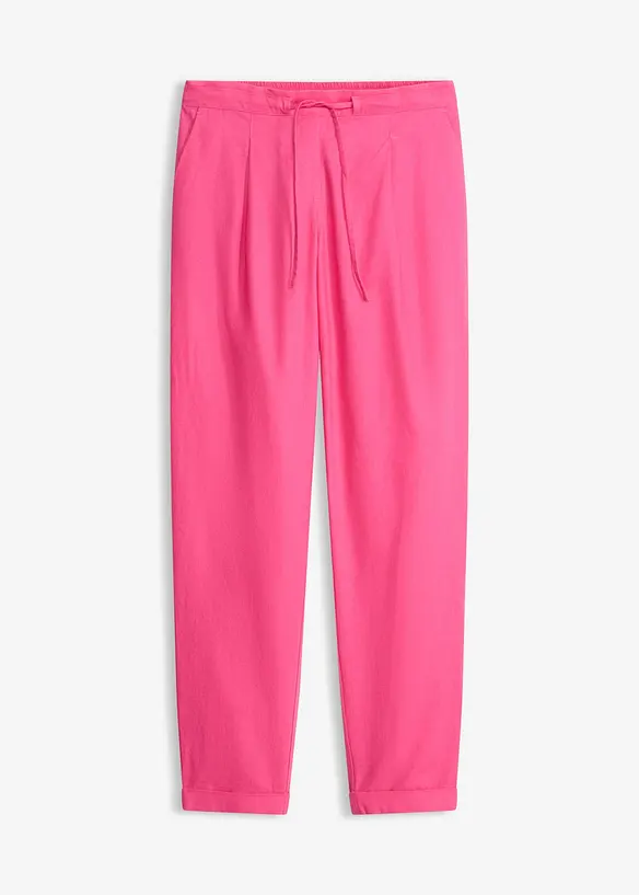 Pantaloni in misto lino, bonprix