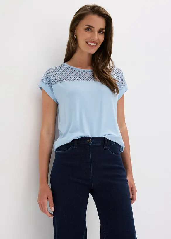 Maglia in misto viscosa morbido, bonprix