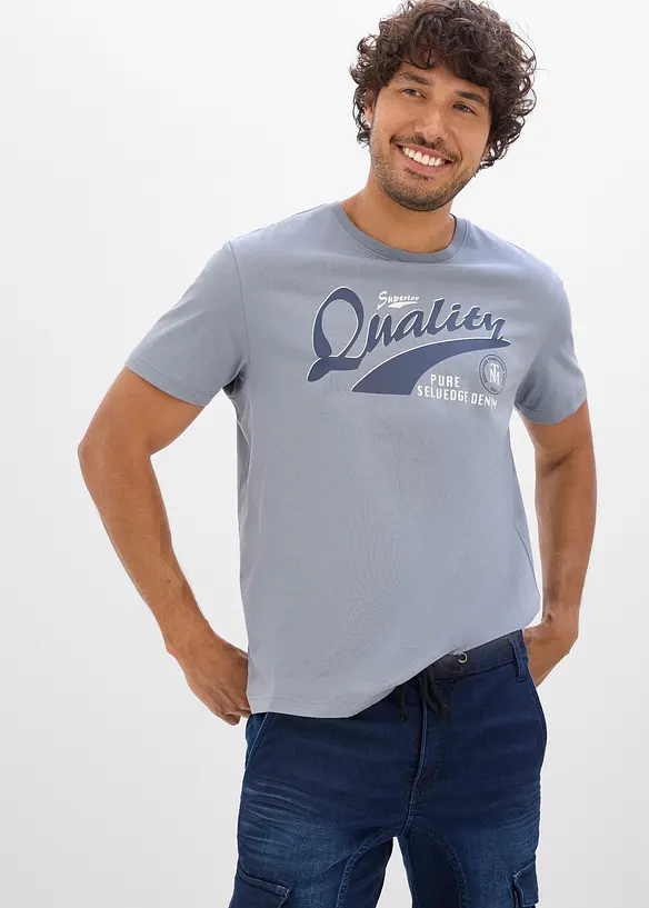 T-shirt in puro cotone biologico (pacco da 2), bonprix