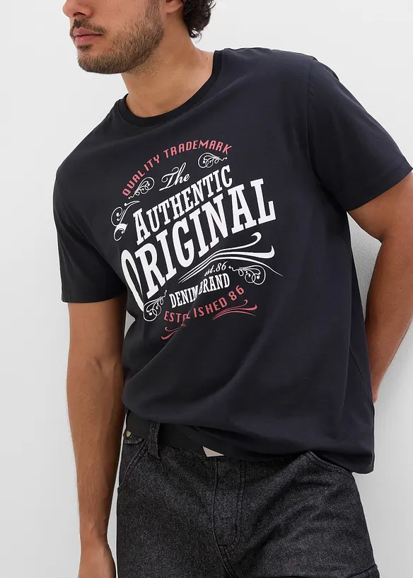 T-shirt in puro cotone biologico (pacco da 2), bonprix