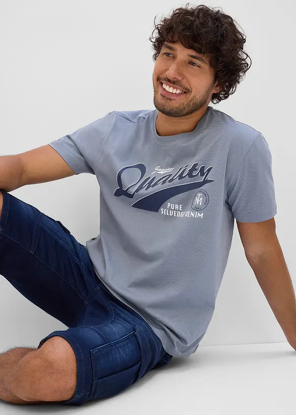 T-shirt in puro cotone biologico (pacco da 2), bonprix
