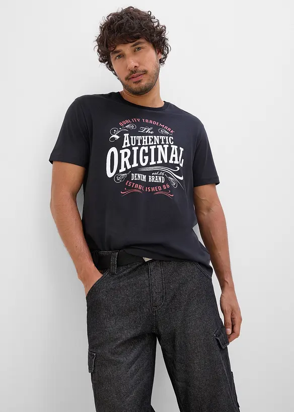 T-shirt in puro cotone biologico (pacco da 2), bonprix