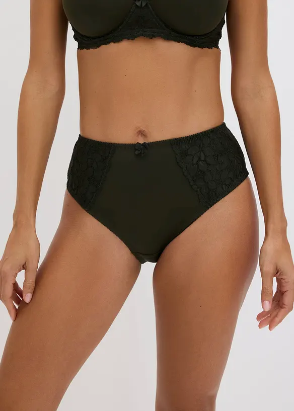 Slip alto con pizzo delicato (pacco da 2), bonprix