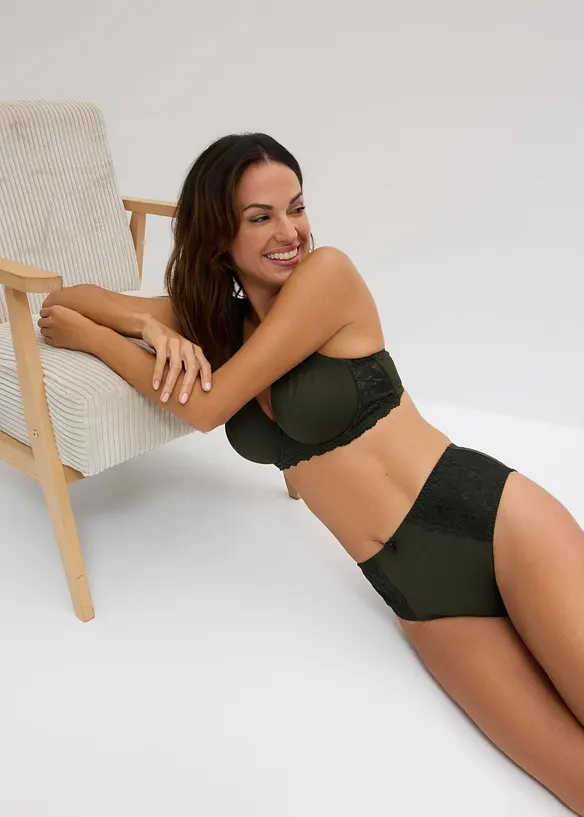 Slip alto con pizzo delicato (pacco da 2), bonprix