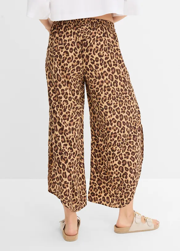 Pantaloni a palazzo con spacchi, bonprix