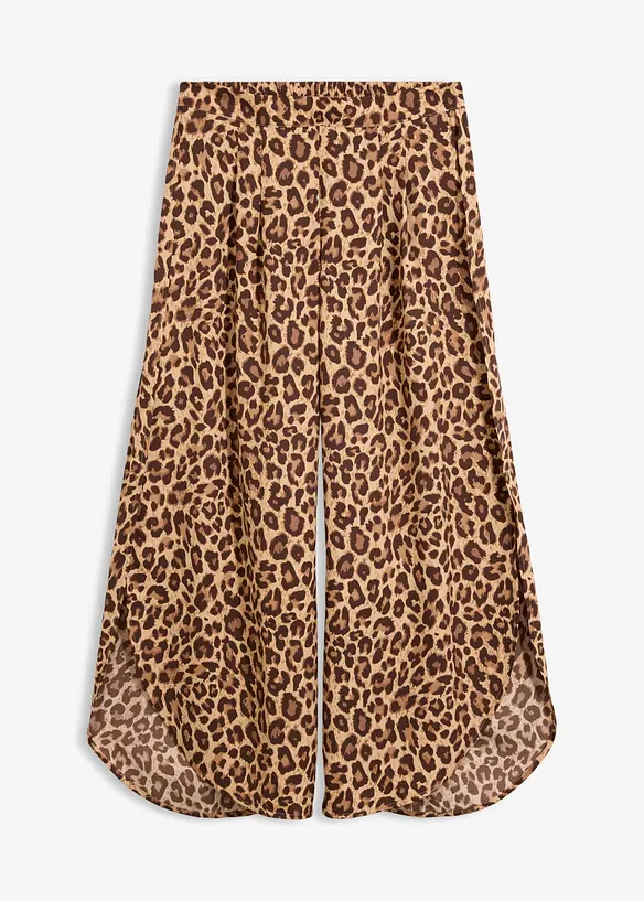 Pantaloni a palazzo con spacchi, bonprix