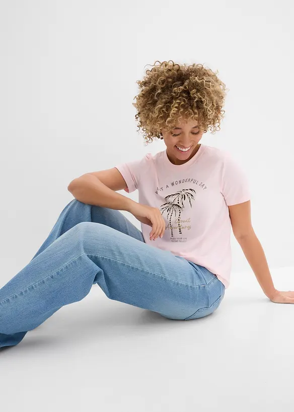 T-shirt con stampa, bonprix