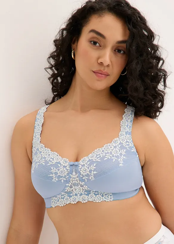 Reggiseno contenitivo senza ferretto con spalline imbottite, bonprix