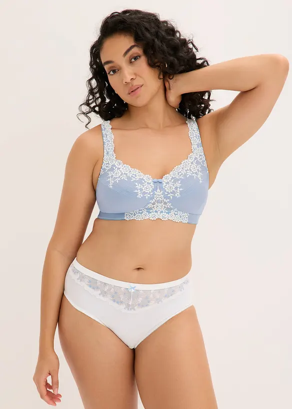 Reggiseno contenitivo senza ferretto con spalline imbottite, bonprix