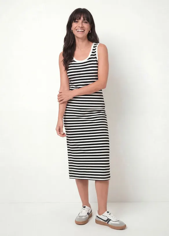Top e gonna in misto cotone elasticizzato (set 2 pezzi), bonprix