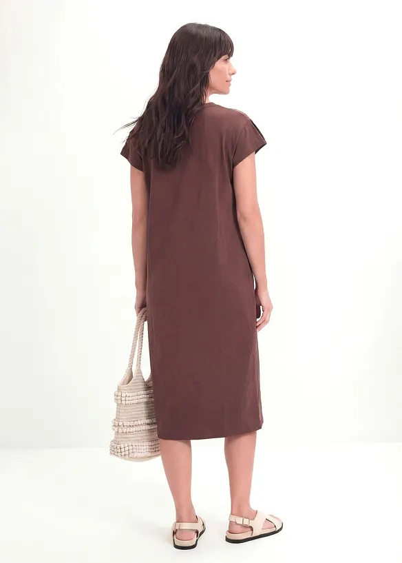 Abito in jersey di cotone biologico pesante, bonprix