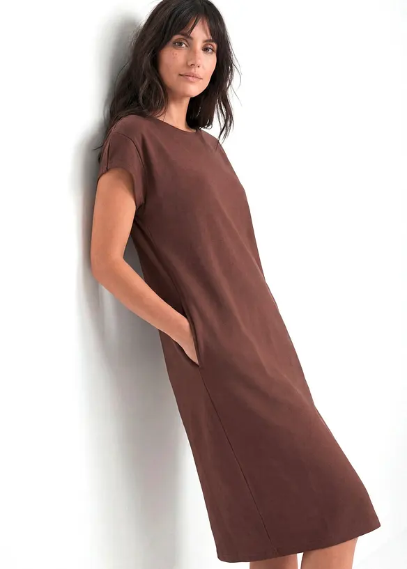 Abito in jersey di cotone biologico pesante, bonprix