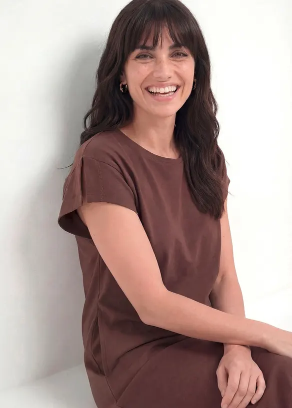Abito in jersey di cotone biologico pesante, bonprix
