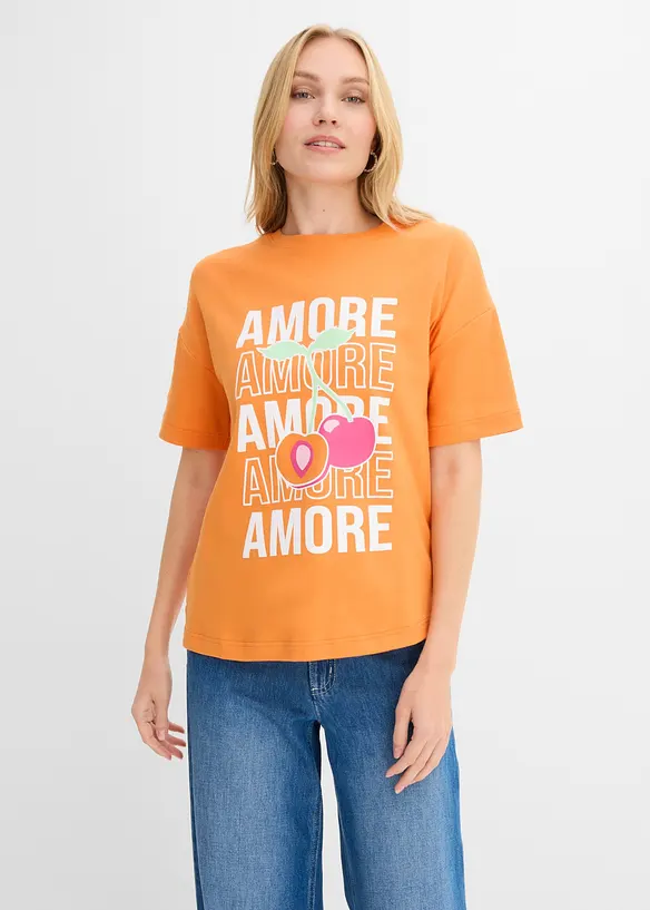 Maxi maglia in puro cotone biologico, bonprix