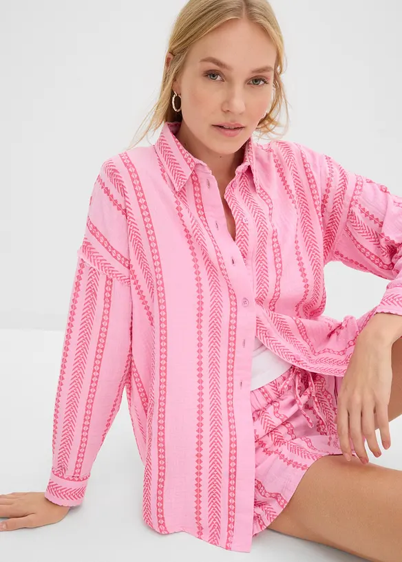 Camicia in mussola fresca, bonprix