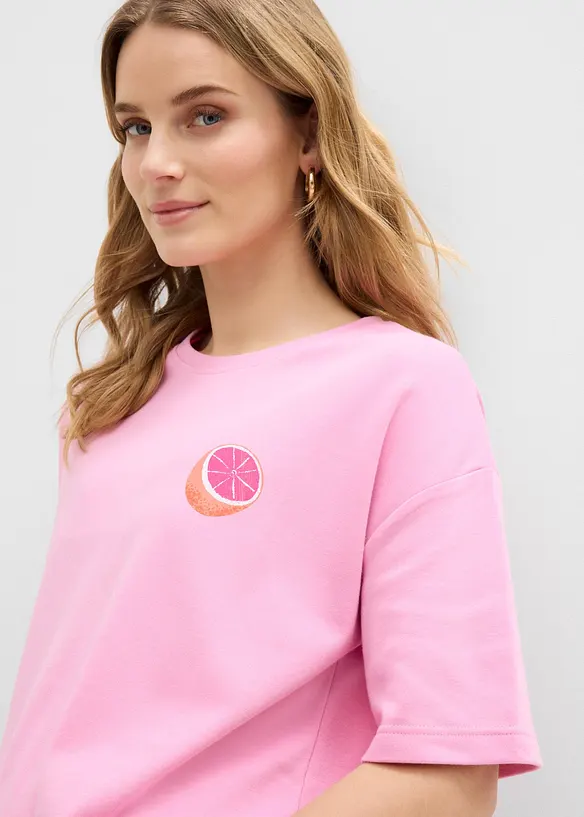 Maxi maglia in puro cotone biologico, bonprix