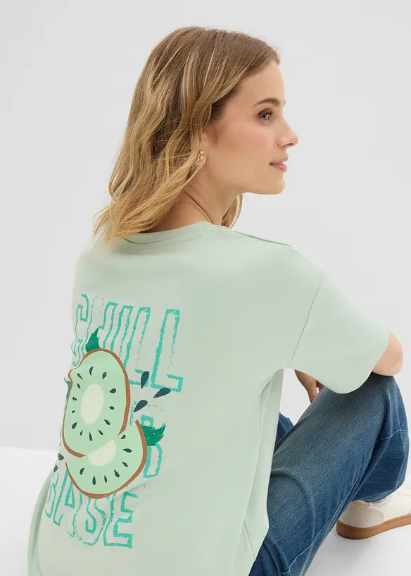 Maxi maglia in puro cotone biologico, bonprix